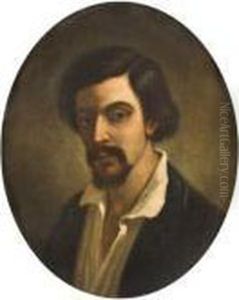 Portrait Du Poete Romantique Heinrich Heine by Thomas Couture