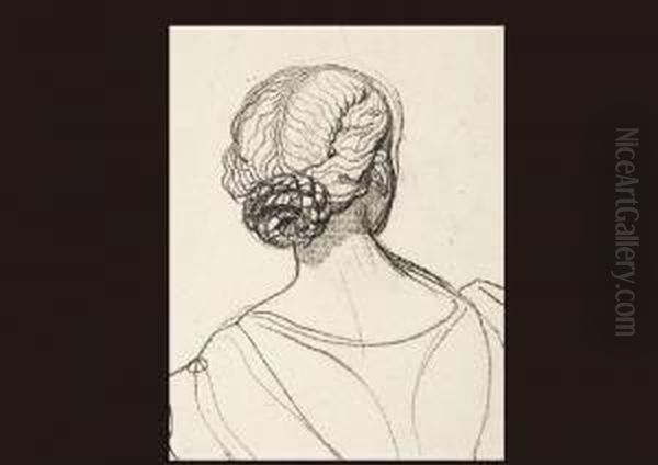 Portrait D Une Dame Avec Un Chignon - view 1