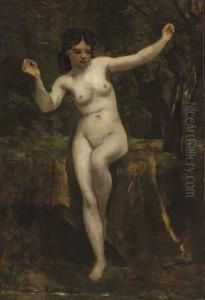 Venus At A Forest Pool by Thomas Couture