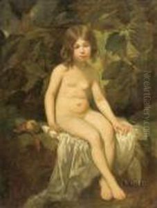 Die Kleine Badende. by Thomas Couture