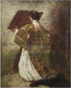 Etude Pour Un Homme D'eglise by Thomas Couture