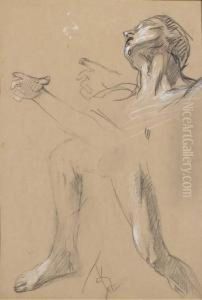 Etudes De Tete, Mains, Pied Et Jambe