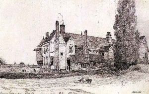 Overbury Hall, Suffolk, 1815 by John Constable