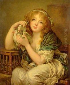 Girl with the Doves
