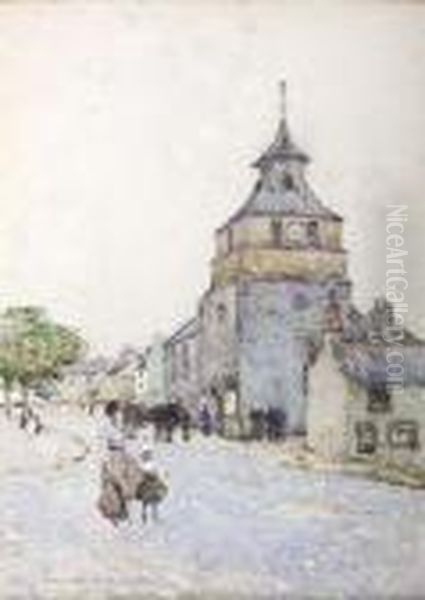 Figures In The Street, Crail - view 1