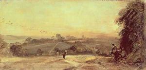 Autumnal Sunset by John Constable