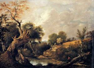 The Harvest Field by John Constable