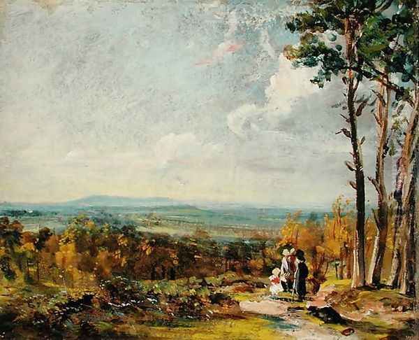 Hampstead Heath Looking Towards Harrow, 1821 - view 1
