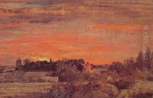 East Bergholt Rectory by John Constable