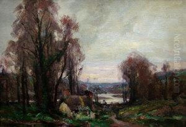 Cornish Wooded River Landscape - view 1