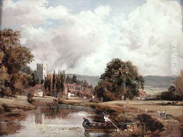 Harnham Church, near Salisbury, 1820 - view 1