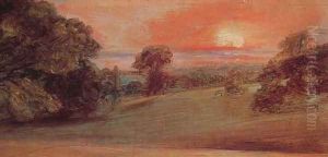 Evening Landscape At East Bergholt