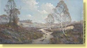 Bouleaux Au Bord Du Ruisseau by Garstin Cox