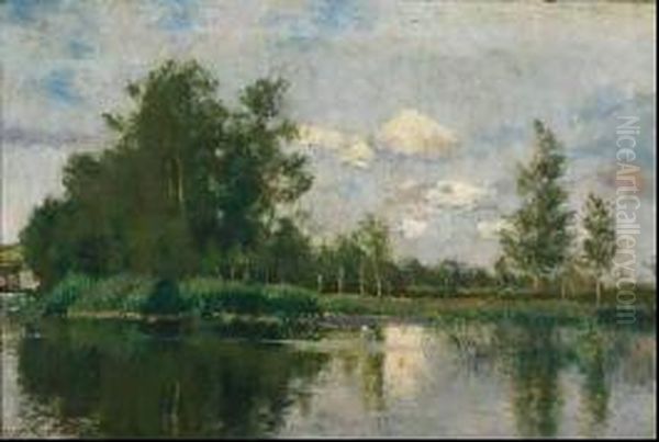 Landscape At Grez - view 1