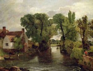The Mill Stream, 1814-15 by John Constable