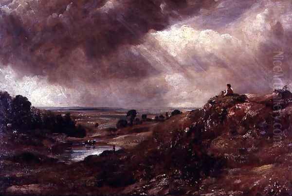 Hampstead Heath, Branch Hill Pond, 1828 - view 1