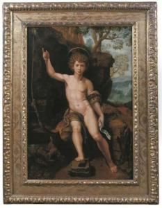 The Youthful Saint John The Baptist by Michiel Van Coxcie