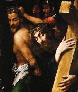 Christ Carrying The Cross by Michiel Van Coxcie