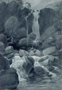 Taylor Ghyll, Sty Head, Borrowdale, 1806 by John Constable