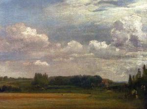 View Towards The Rectory From East Bergholt House by John Constable