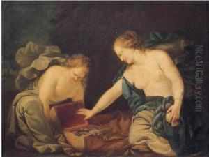 Ninfe E Goielli by Charles-Antoine Coypel