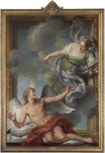 Painting Awakening Sleeping Genius