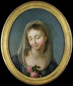 Brustbild Einer Jungen Dame by Charles-Antoine Coypel
