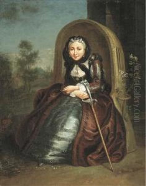 Portrait Presume De 
Marie-catherine Botet, Ou La Jeunesse Sous Leshabillements De La 
Decrepitude - view 1