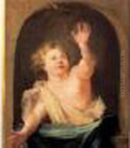 Portrait D'un Jeune Garcon Dans L'embrasure D'une Fenetre Laissant Echapper Un Serin by Charles-Antoine Coypel