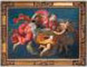 La Rosee (dew) Or A Female Personification Of Rain by Noel Coypel