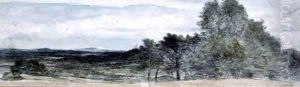 A View at Hursley, Hampshire by John Constable