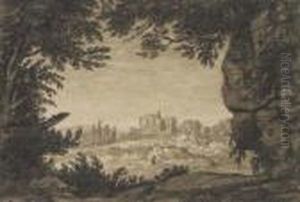 Italianate View by Alexander Cozens
