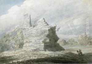Tomb Of The Horatii And Curatii At Albano by John Robert Cozens