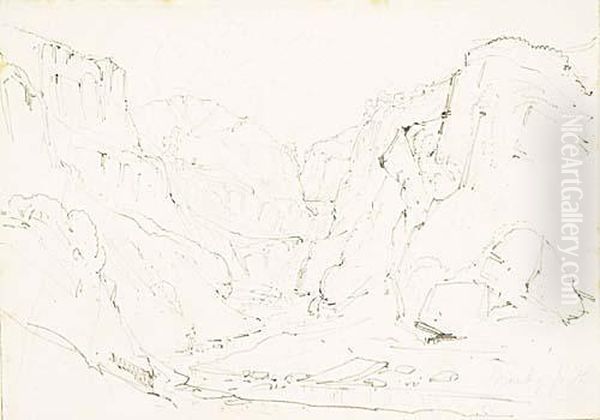 View Of A Mountain Pass - view 1