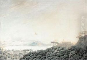 The Bay Of Naples From Capodimonte by John Robert Cozens