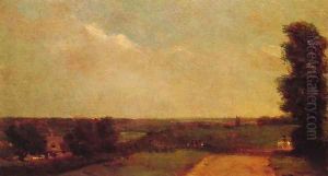 View Towards Dedham by John Constable