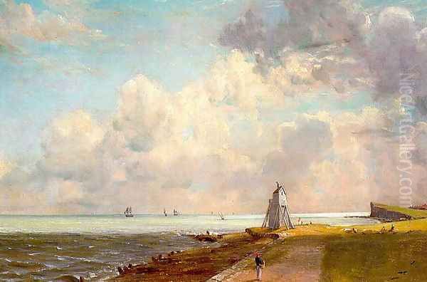 Harwich, The Low Lighthouse and Beacon Hill, c.1820 - view 1