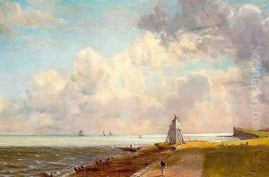 Harwich, The Low Lighthouse and Beacon Hill, c.1820 by John Constable