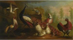 Birds In A Landscape Birds In A Landscape