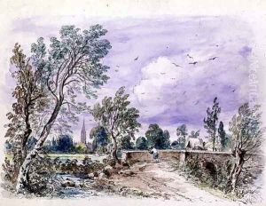 Milford Bridge by John Constable