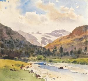 Paesaggio Montano by Aurelio Craffonara