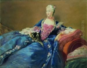 Gentildonna Sul Sofa by Aurelio Craffonara