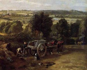 The Stour-Valley with the Church of Dedham (detail) 1814
