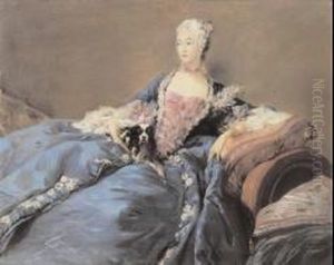 Dama Sul Divano by Aurelio Craffonara