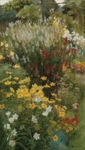 A Garden In Bloom by Percy Robert Craft