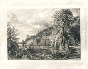 Arundel Mill and Castle, 1835 by John Constable