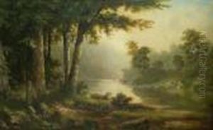 Summer Landscape With Stream by Thomas Bigelow Craig
