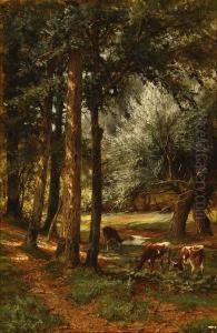 A Woodland Brook Near Germantown by Thomas Bigelow Craig