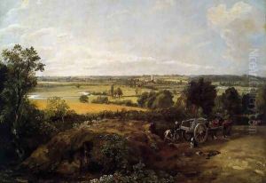 The Stour-Valley with the Church of Dedham 1814 by John Constable