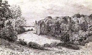 Netley Abbey,1888 by John Constable